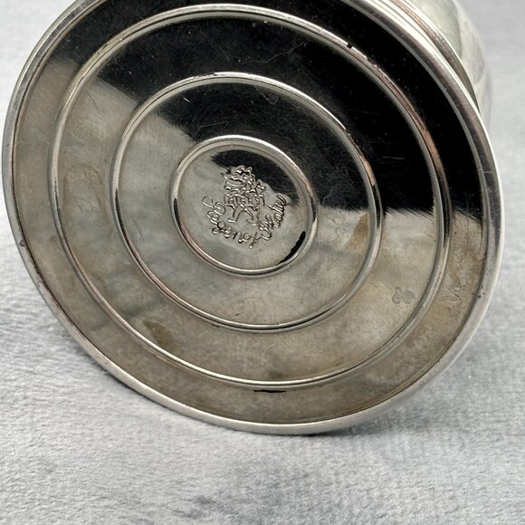 Vintage Birks Silver Plated Bell Ring Box With Lion Logo - Picture 5 of 5